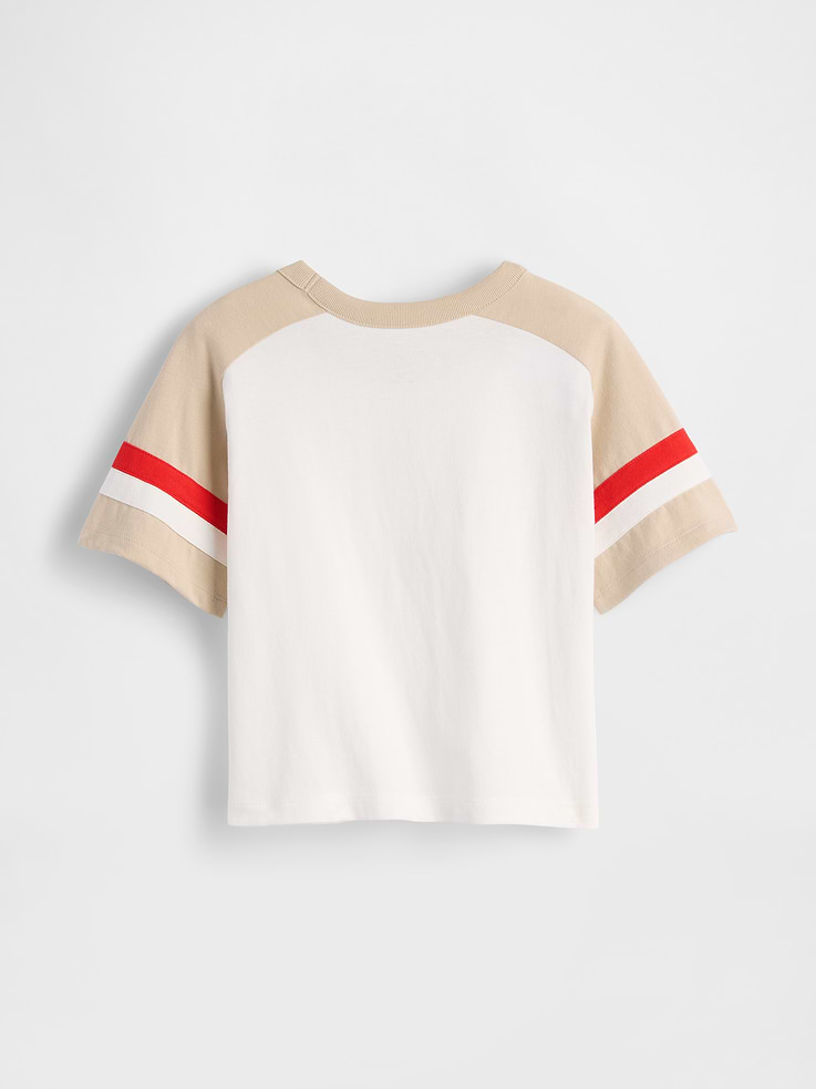 Image number 2 showing, Baby & Toddler Raglan Football T-Shirt