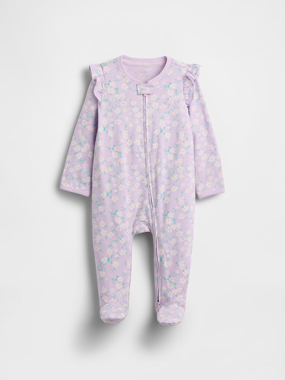 Baby First Favorites Organic Cotton Footed One-Piece