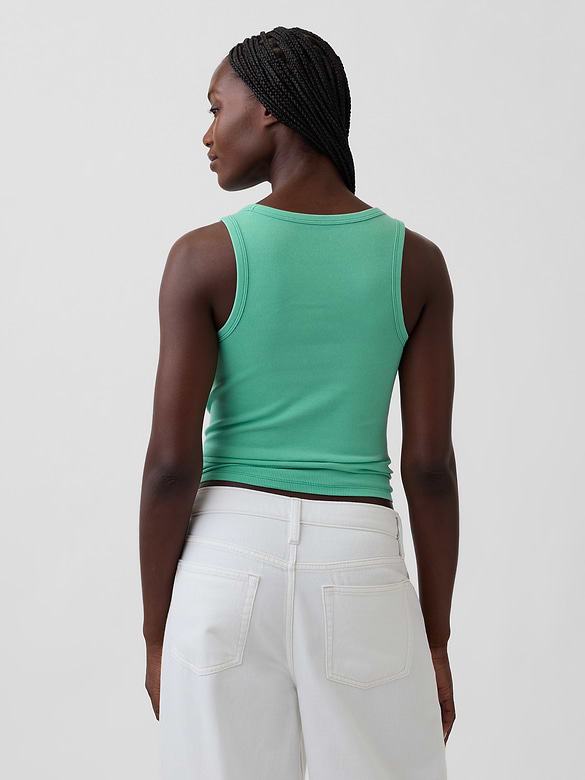 Rib Scoop Tank Top