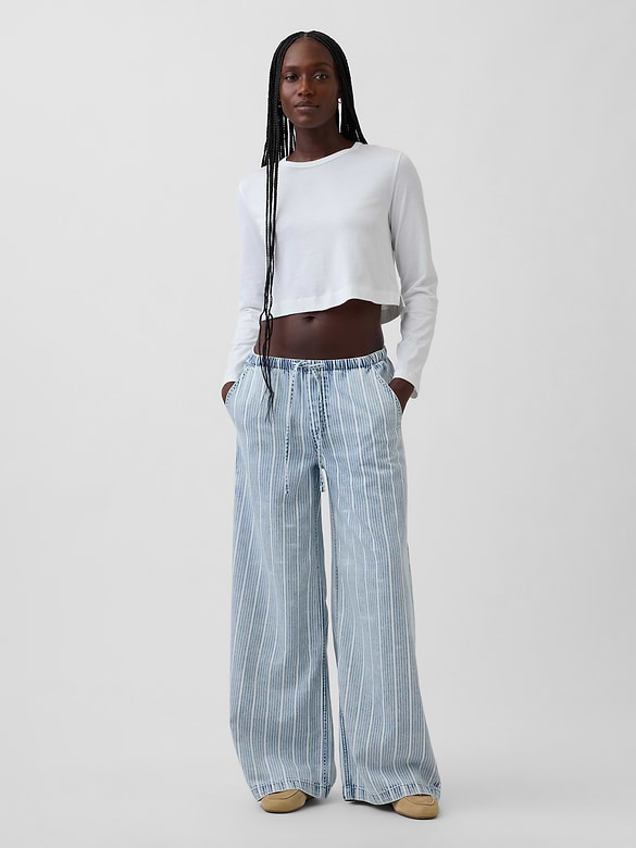 Mid Rise UltraSoft Easy Baggy Jeans