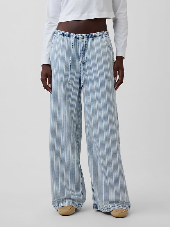 Mid Rise UltraSoft Easy Baggy Jeans