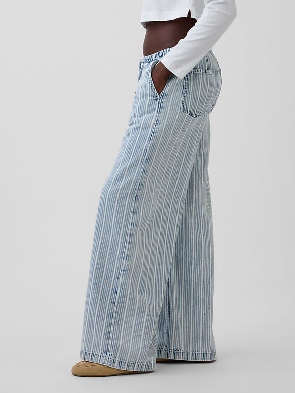 Mid Rise UltraSoft Easy Baggy Jeans