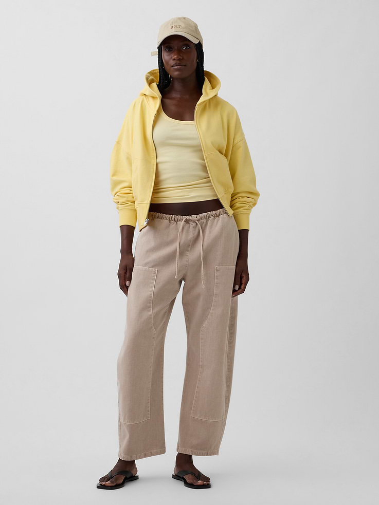 Image number 1 showing, Easy Double-Knee Barrel Pants