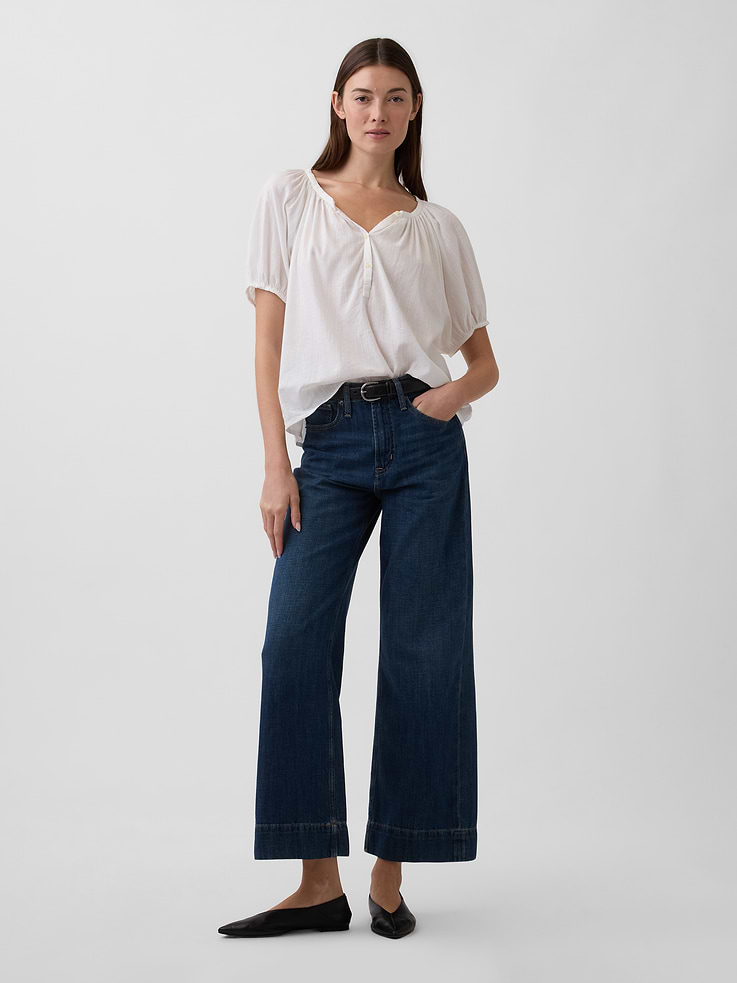Image number 3 showing, Oversized Puff Sleeve Top