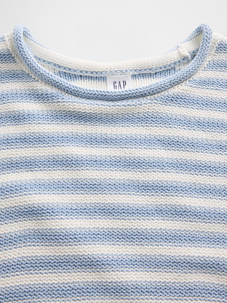Image number 4 showing, Relaxed Stripe Rollneck Sweater
