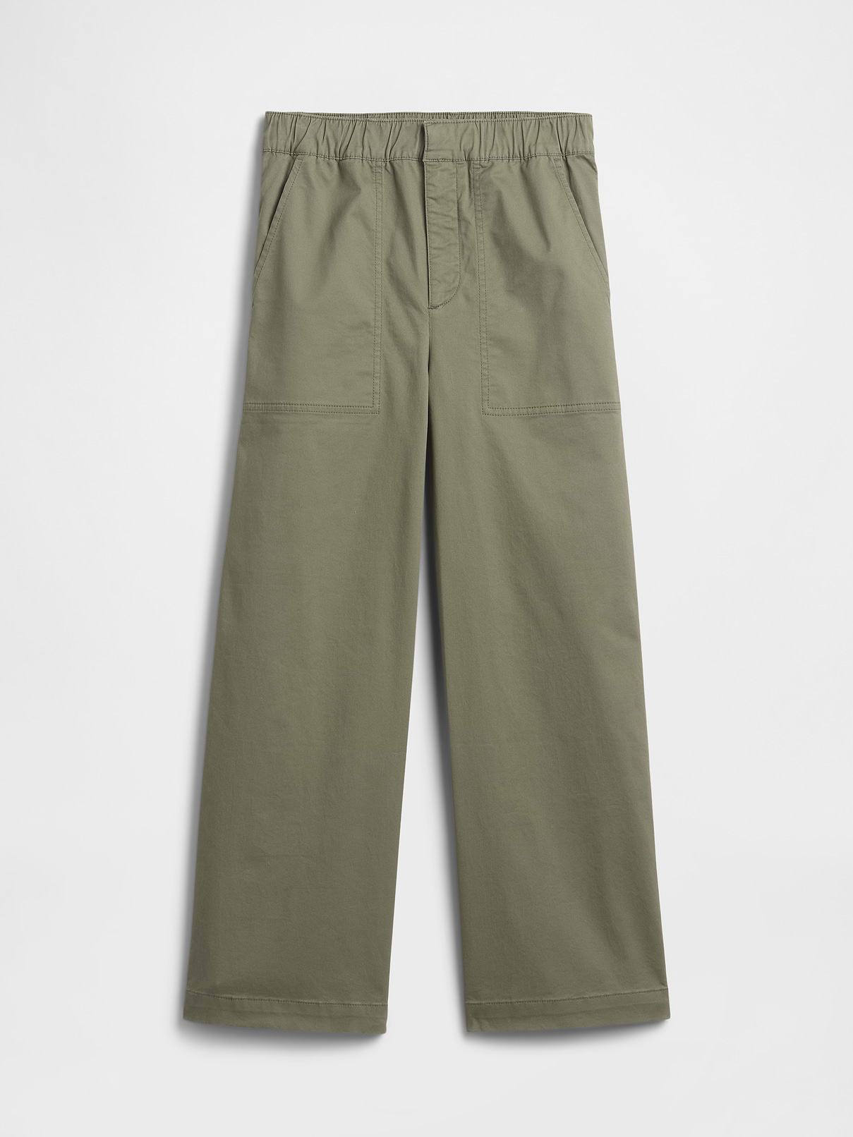 High Rise Easy Wide-Leg Khakis | Gap Factory