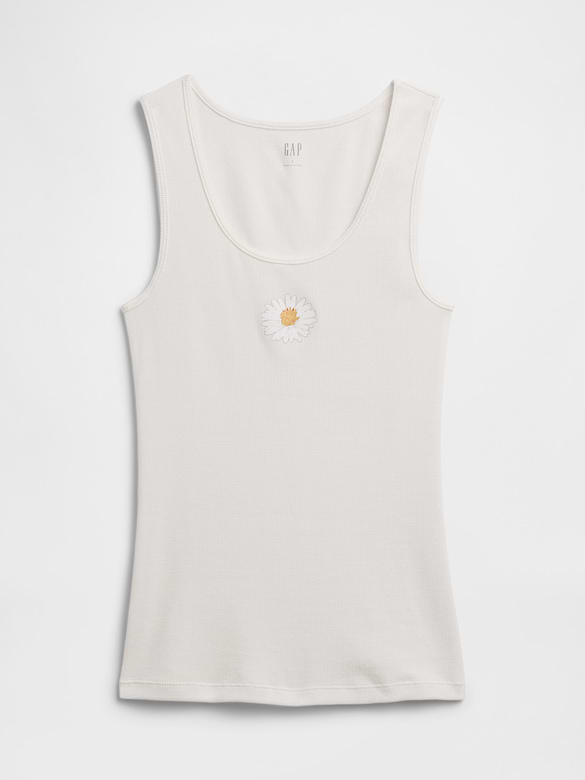 Gap Logo Ribbed Tank Top