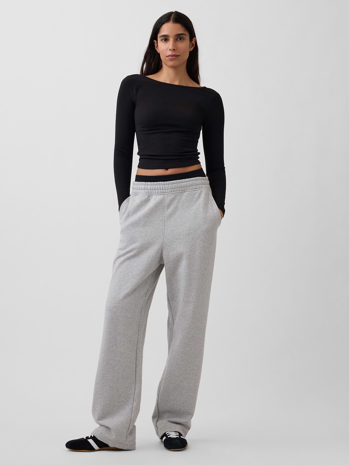 Image number 2 showing, GapFit Smooth Boatneck T-Shirt