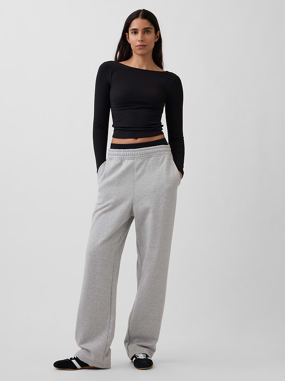 GapFit Smooth Boatneck T-Shirt