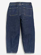 Image number 3 showing, Pull-On Baggy Barrel-Leg Jeans for Toddler Girls