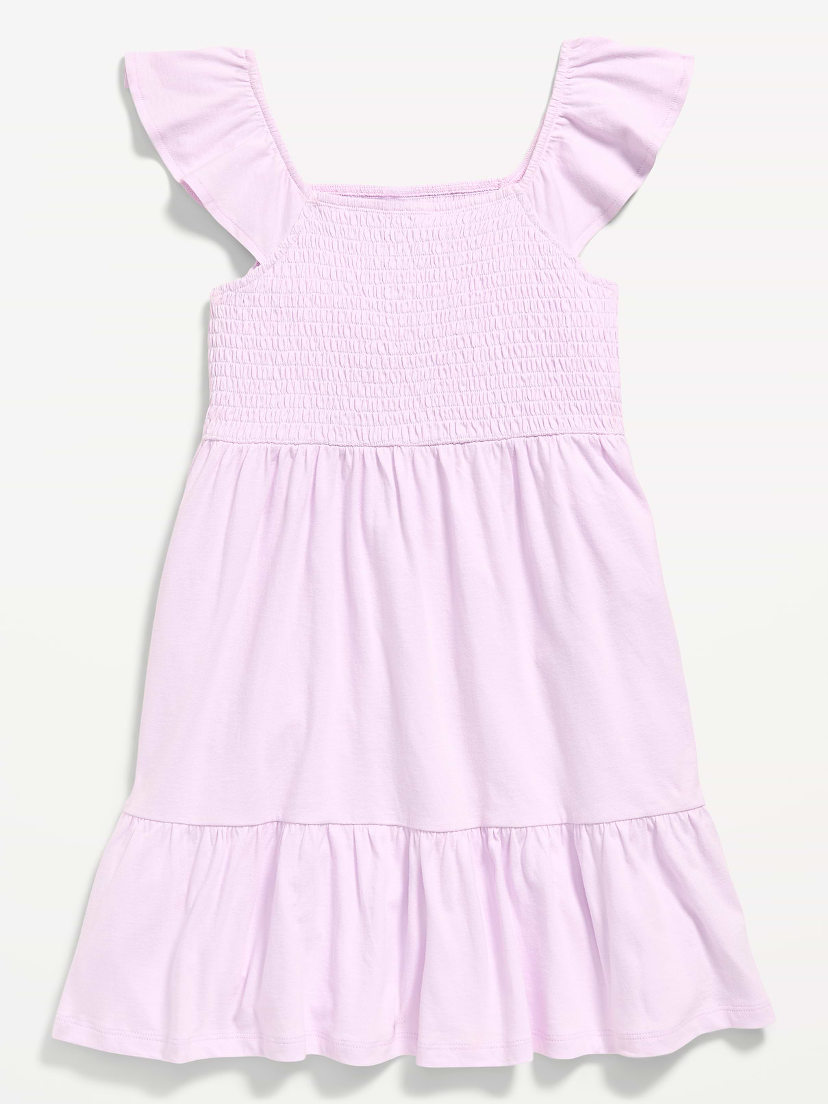 Image number 3 showing, Fit and Flare Smocked Dress for Girls
