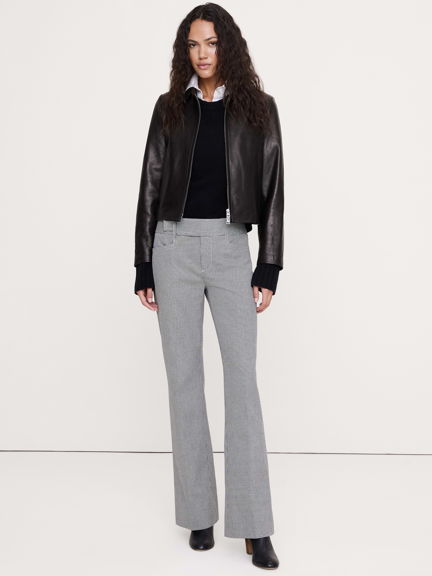 Image number 1 showing, Mid-Rise Slim Bootcut Pant
