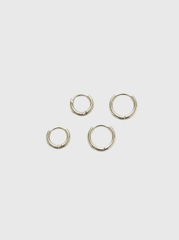 Image number 3 showing, Admiral Row Mini Hoop Earrings Double Pack