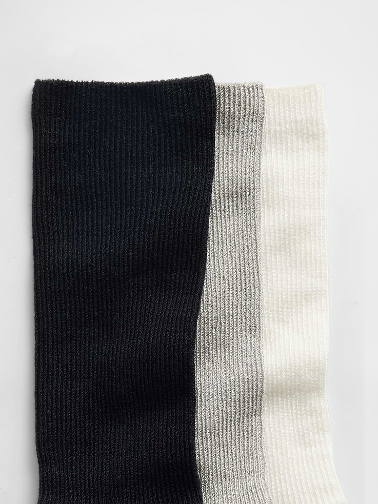 Image 2 of 2, Crew Socks (3-Pack)