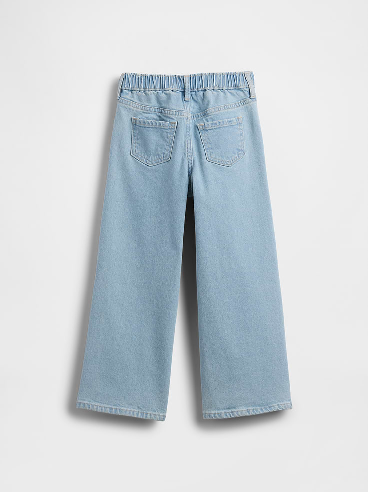 Image 2 of 3, babyGap Embroidered Wide-Leg Jeans