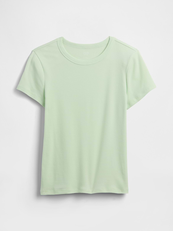 Essential Ribbed Crewneck T-Shirt