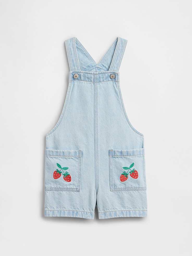 Image number 1 showing, babyGap Relaxed Denim Shortalls
