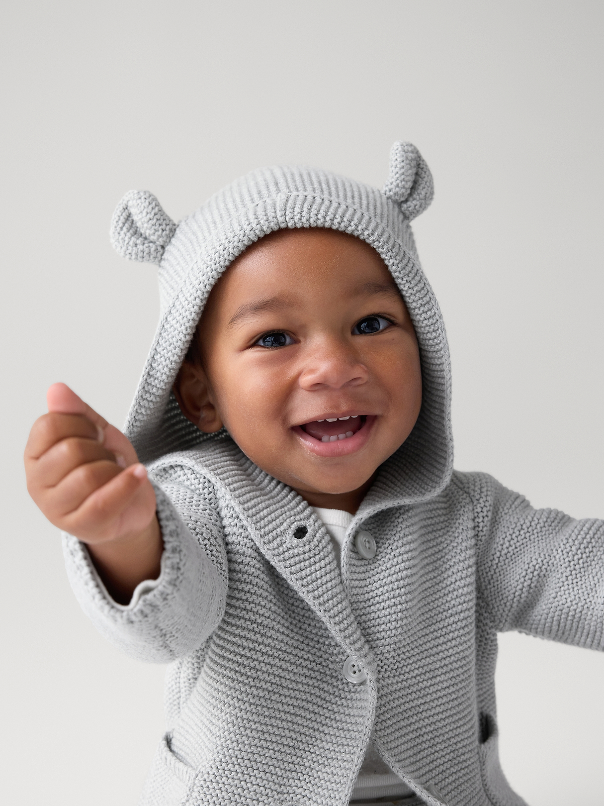 cash&barba Baby SOMO Cardigan ブラック　サイズ3 Baby Bear Garter Cardigan | Gap Factory