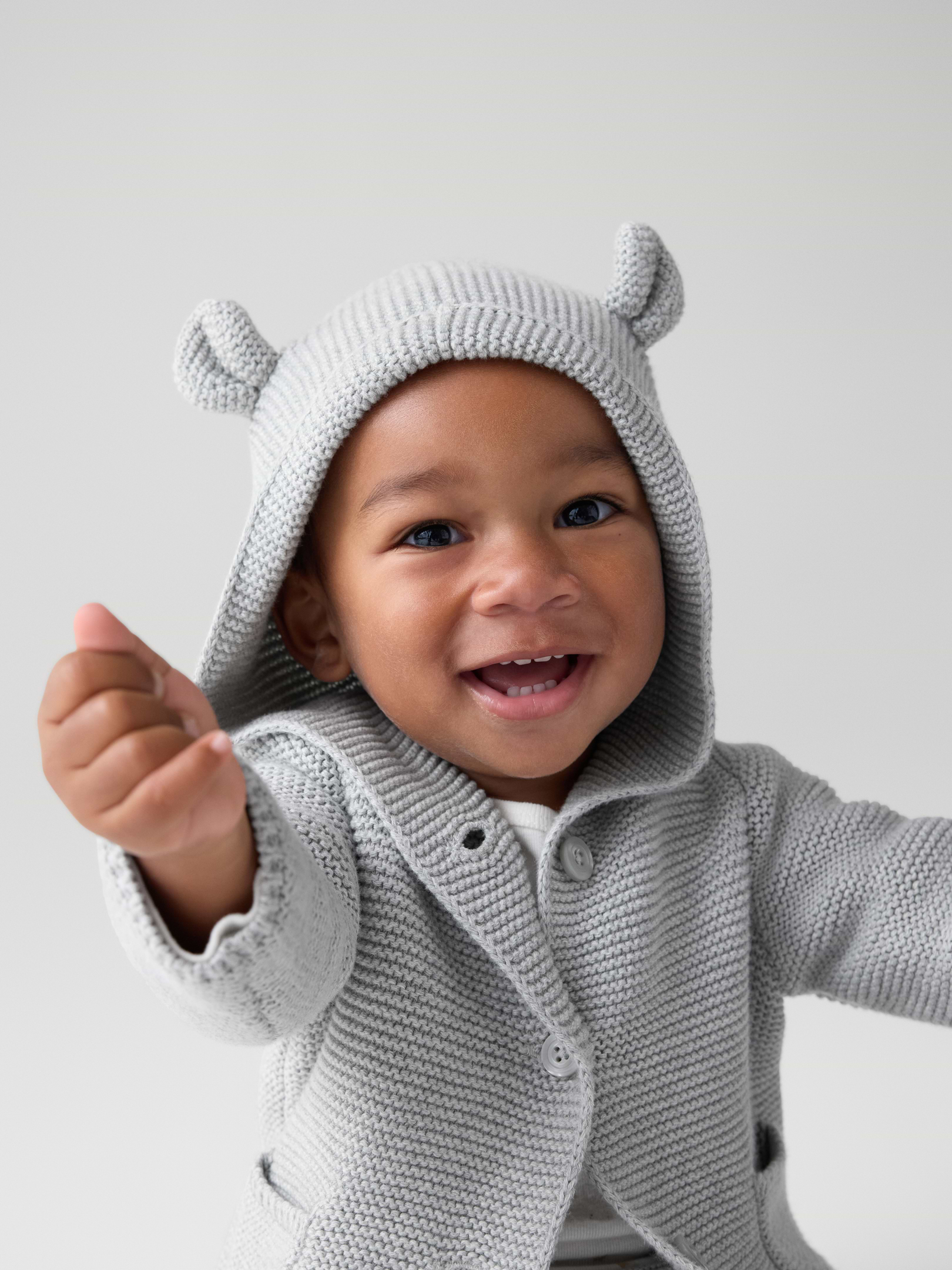 Baby Bear Garter Cardigan | Gap Factory
