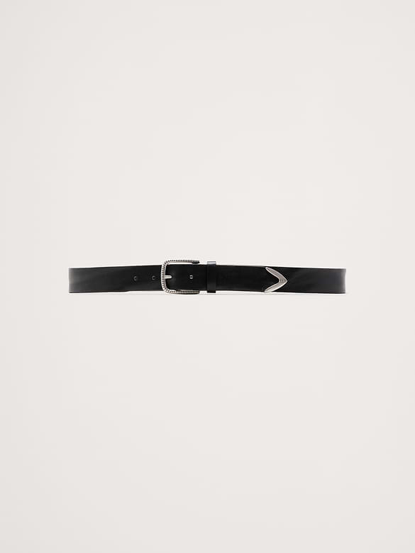 Leather Western Belt