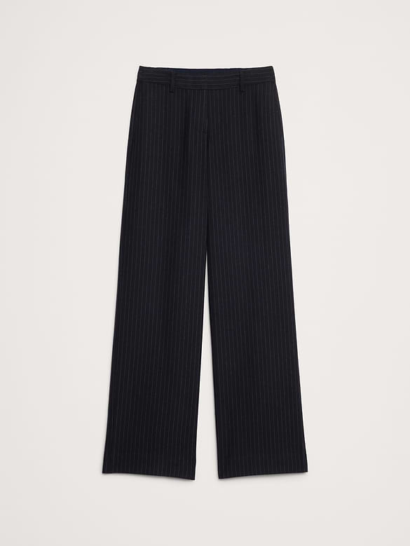 The Everyday Wide-Leg Pant in Flannel