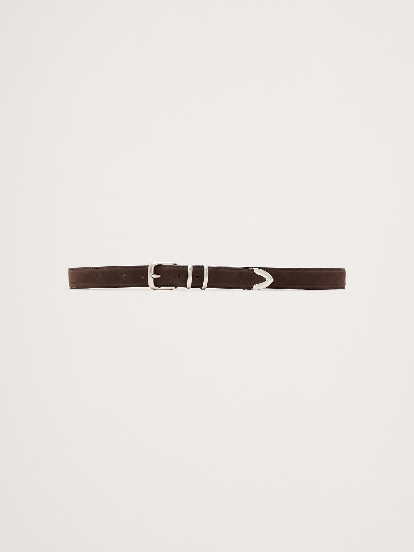 Image number 1 showing, Nubuck Leather Ranger Belt