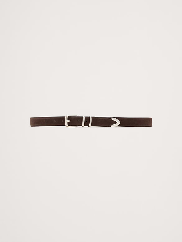 Ceinture Ranger en cuir nubuck