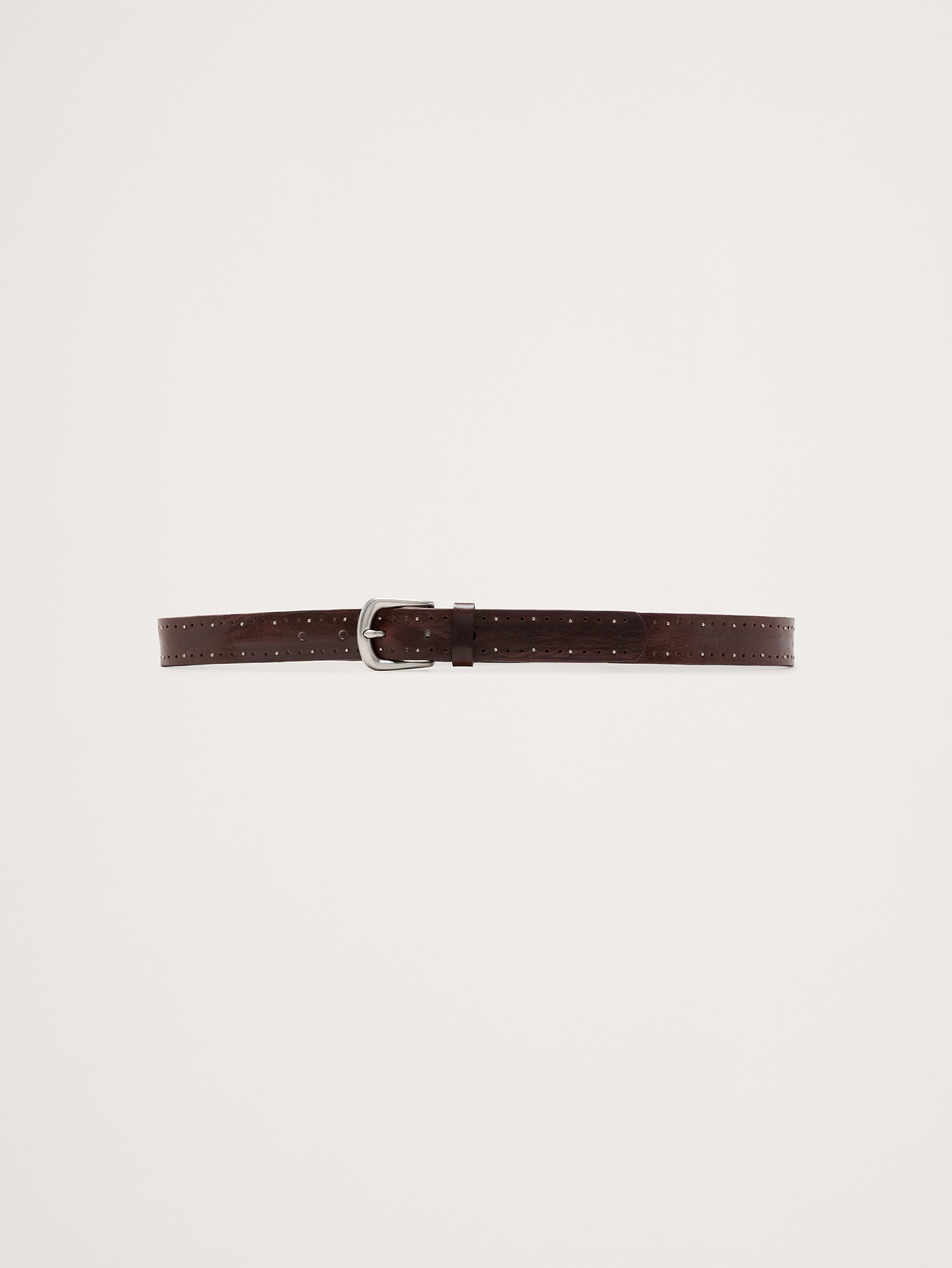 Perforated Leather Belt