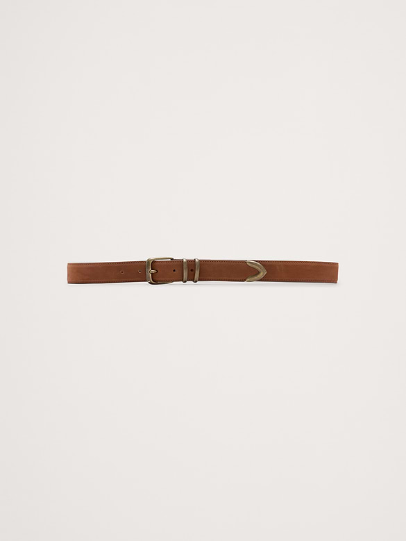 Nubuck Leather Ranger Belt