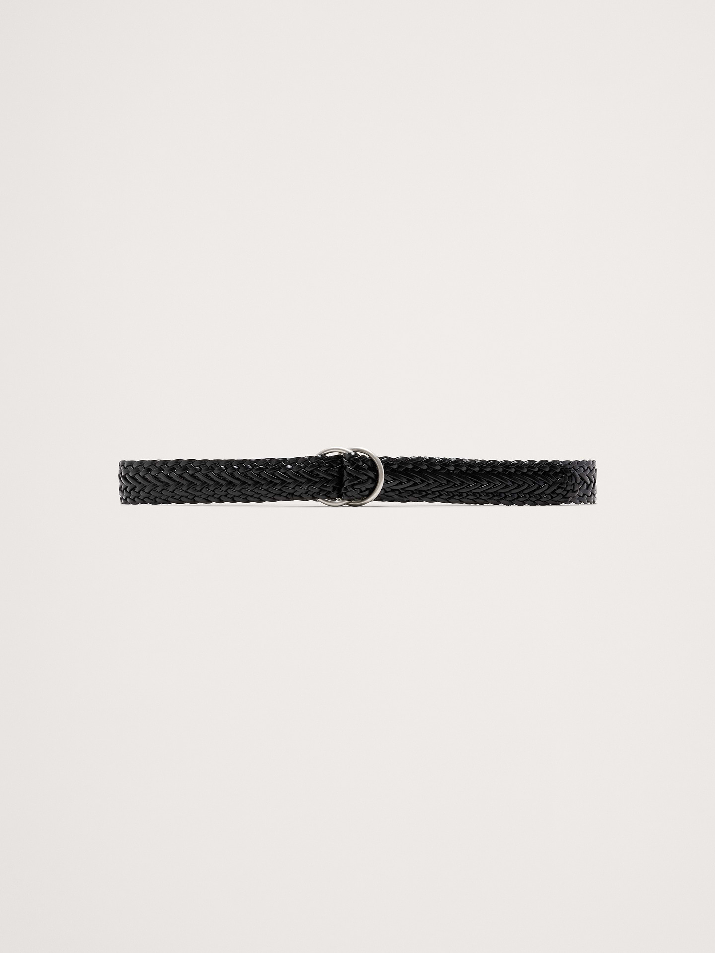 L'image numéro 1 présente Ceinture fine en cuir tressé