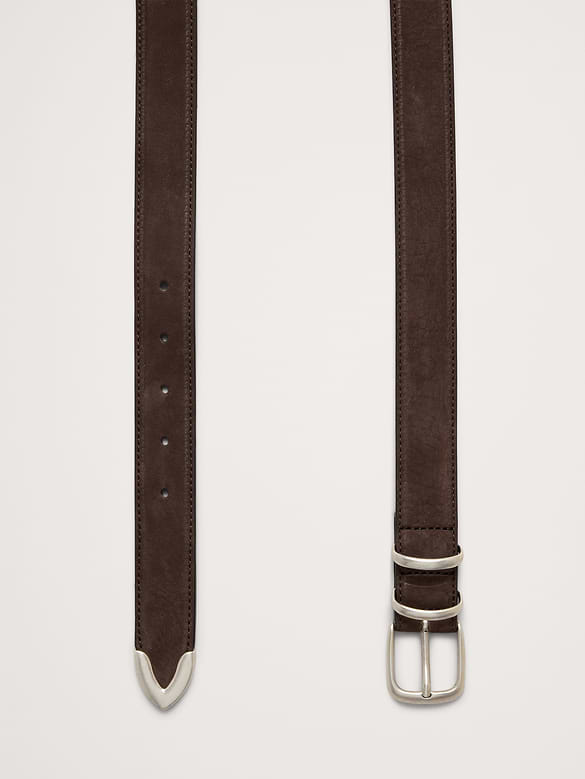 Ceinture Ranger en cuir nubuck
