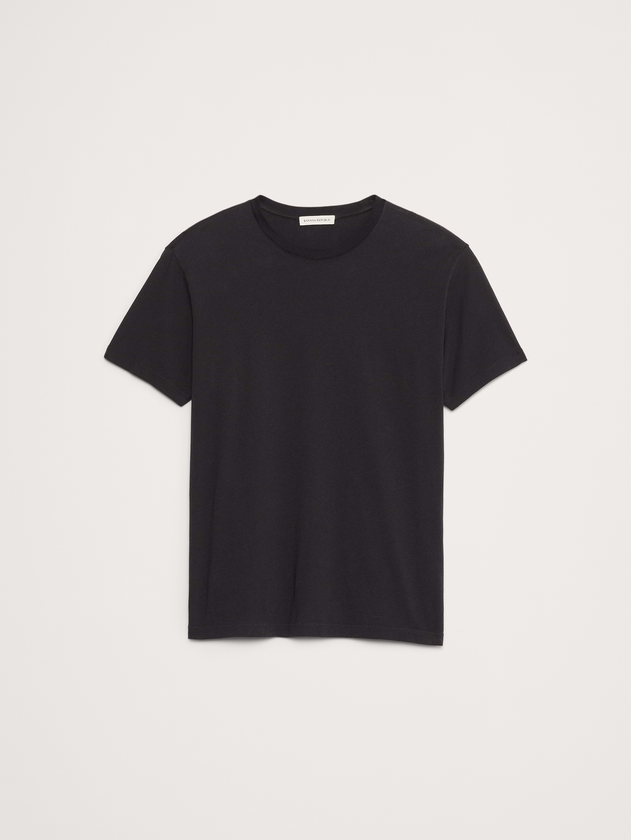 Image number 4 showing, Lightweight Cotton Crew-Neck T-Shirt