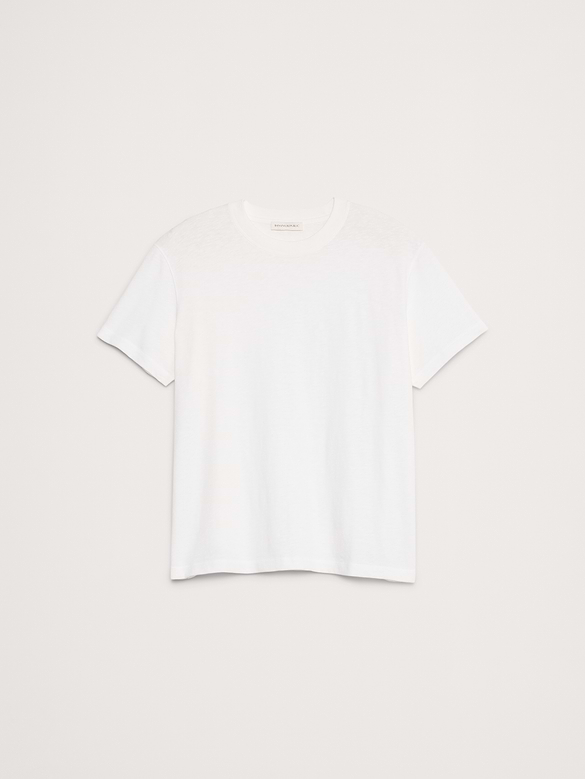 Midweight Cotton Slub Crew-Neck T-Shirt