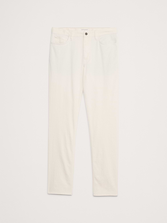 Pantalon Voyageur étroit en lin et coton
