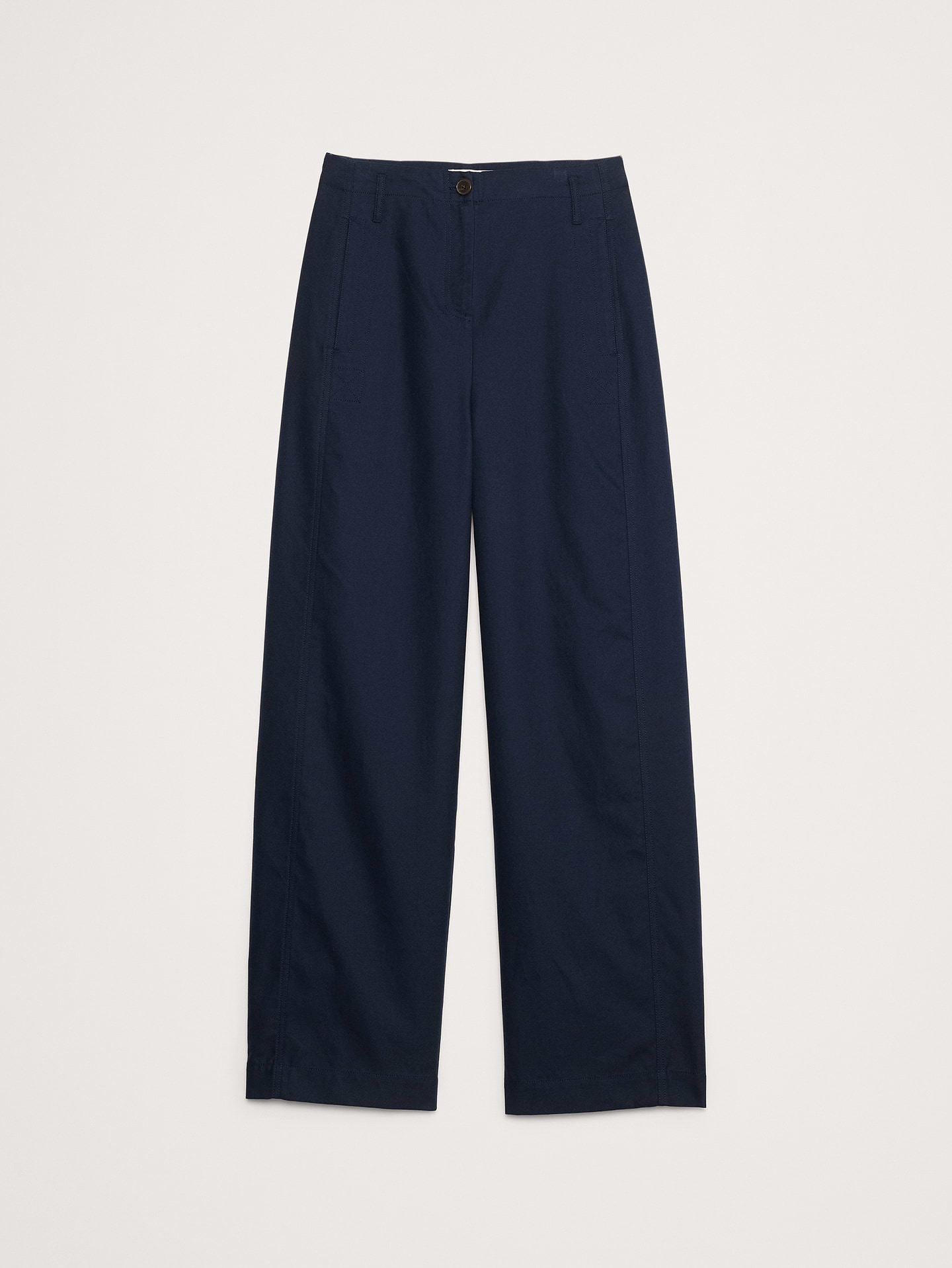 Image number 4 showing, Ultra-High Rise Barrel Soft Chino