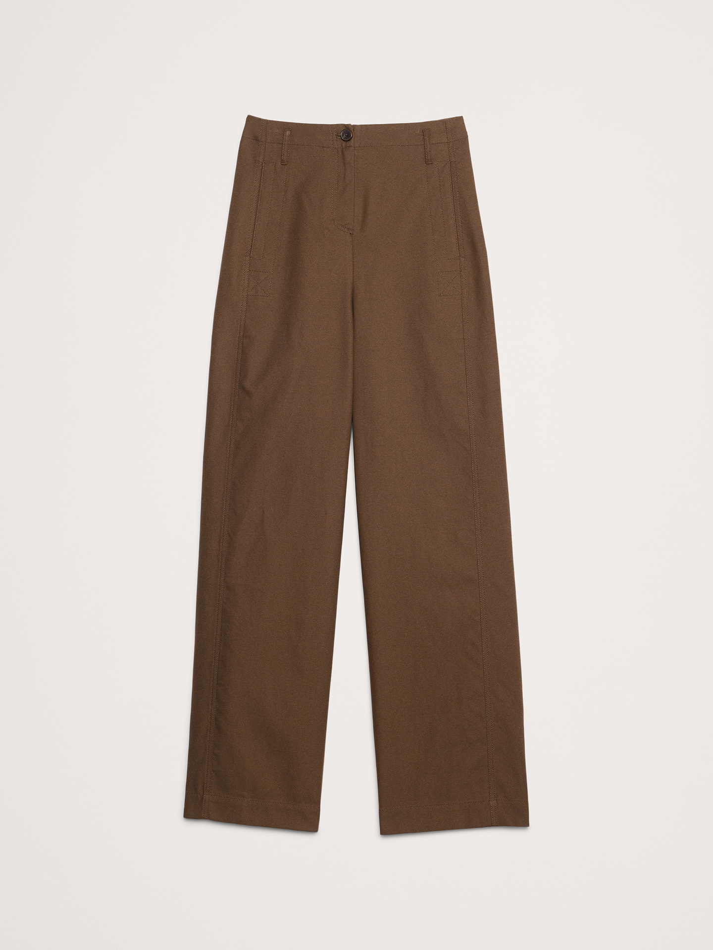 Image number 8 showing, Ultra-High Rise Barrel Soft Chino