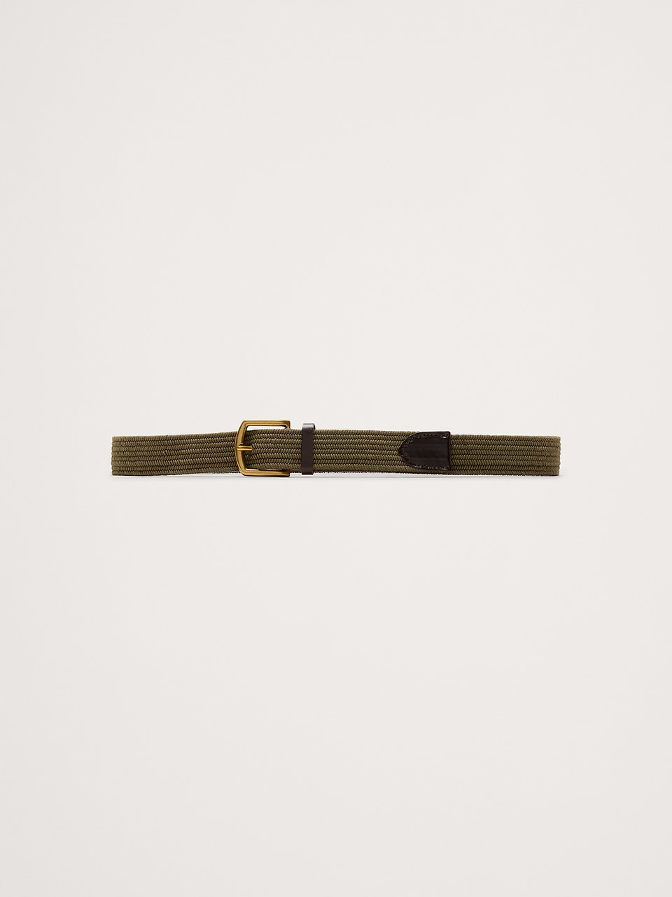 Woven Braided Cotton Belt | Banana Republic display picture 3