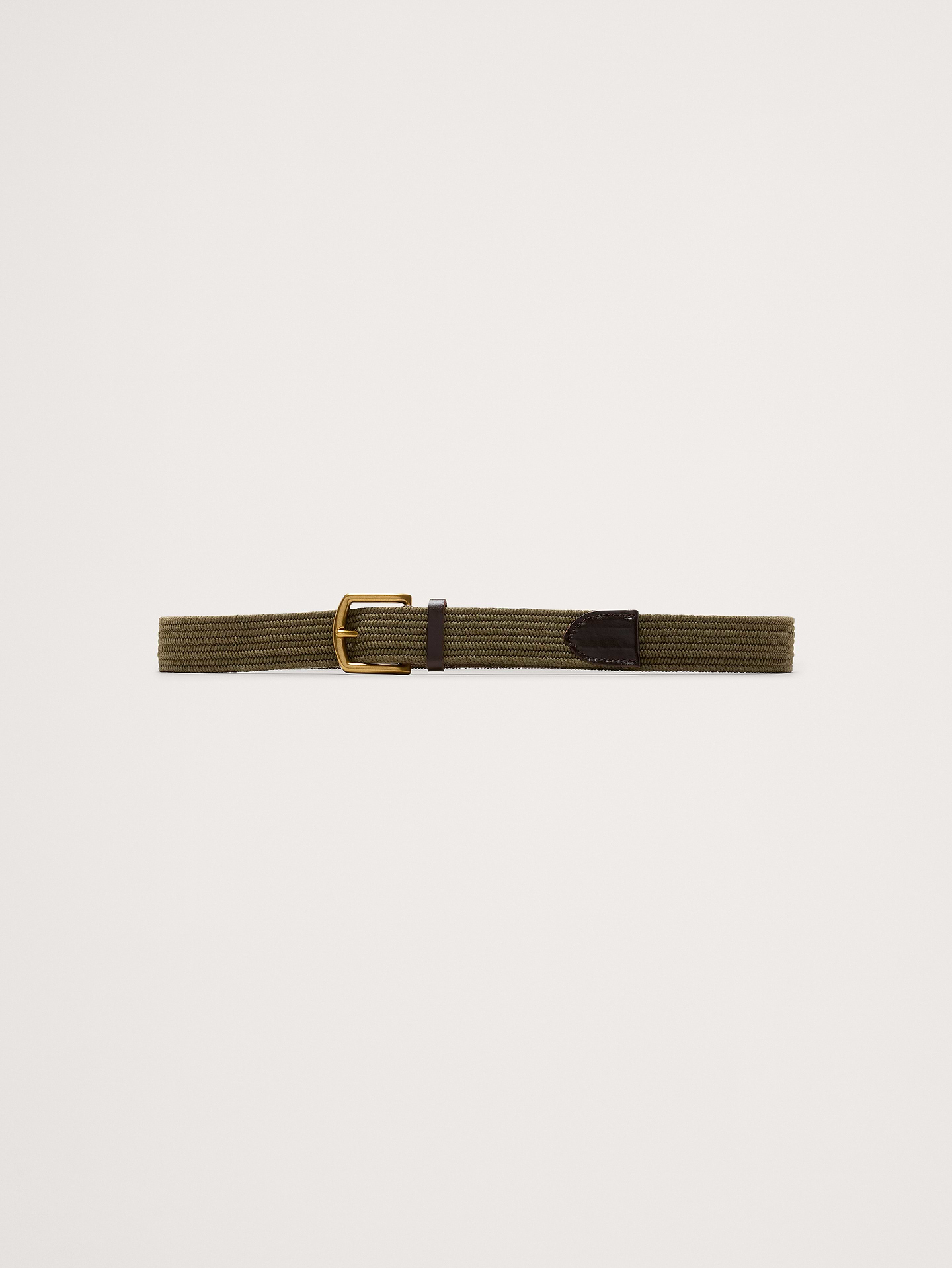 Image number 1 showing, Woven Braided Cotton Belt