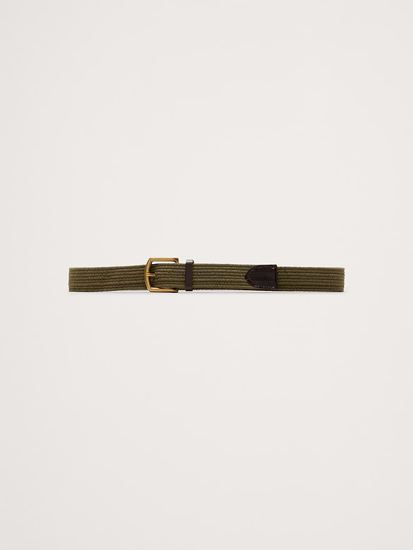Woven Braided Cotton Belt