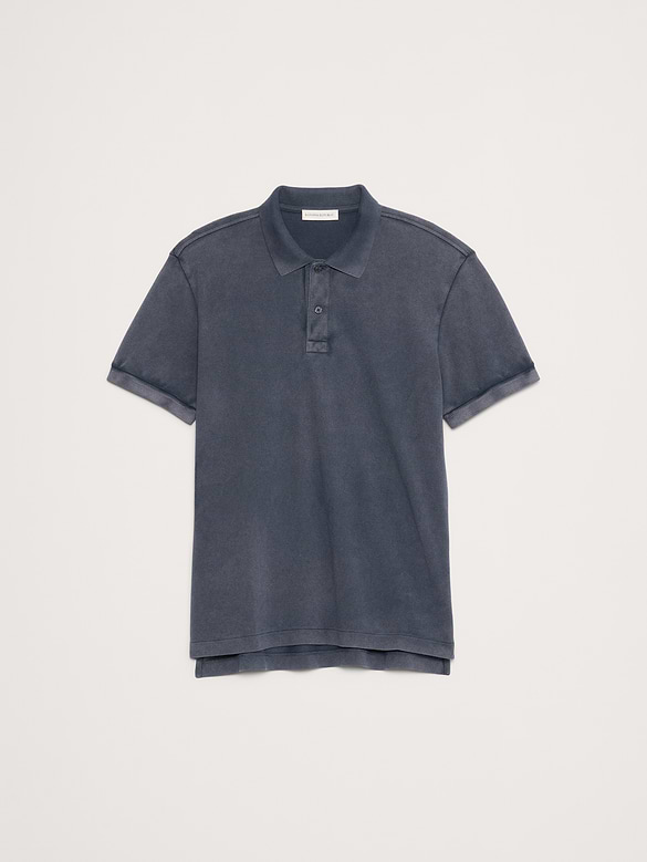 Sueded Cotton Pique Polo