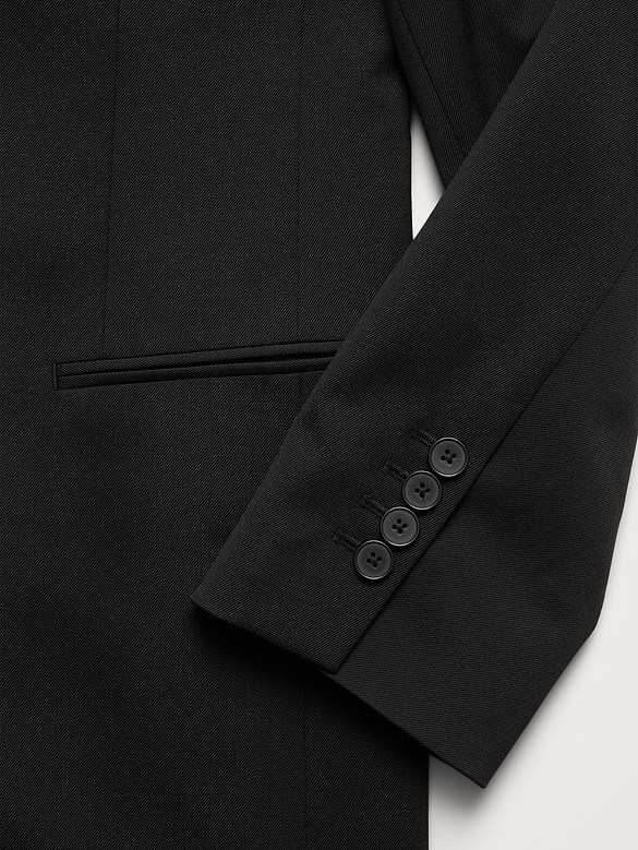 Oversized Twill Blazer