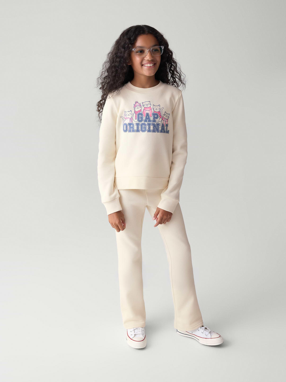 Kids Relaxed Gap Logo Bootcut Joggers | Gap Factory