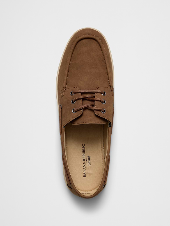 Vegan Suede Boat Shoe