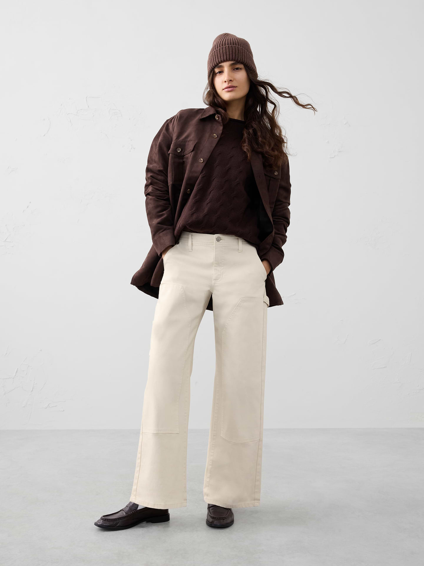 Image number 1 showing, Straight Mid-Rise Carpenter Jean