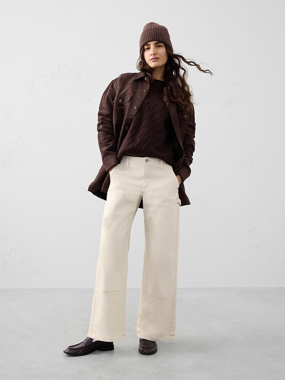 Straight Mid-Rise Carpenter Jean