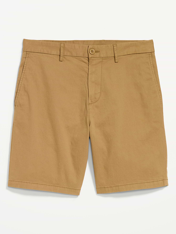 Image number 5 showing, Slim Built-In Flex Rotation Chino Shorts -- 8-inch inseam