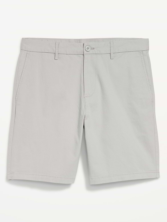 Slim Built-In Flex Rotation Chino Shorts -- 8-inch inseam