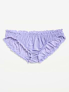 Image number 1 showing, Ruffle-Edge Mesh Hipster Underwear