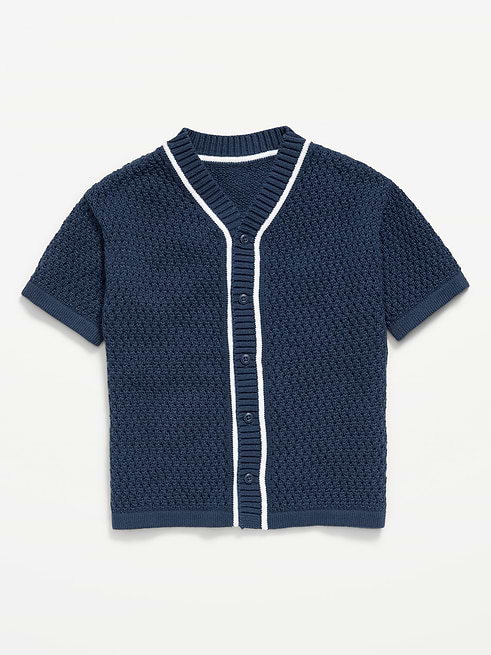 Oversized Oversized Baseball Jersey Sweater for Toddler Boys on clearance at Old Navy — 50% off