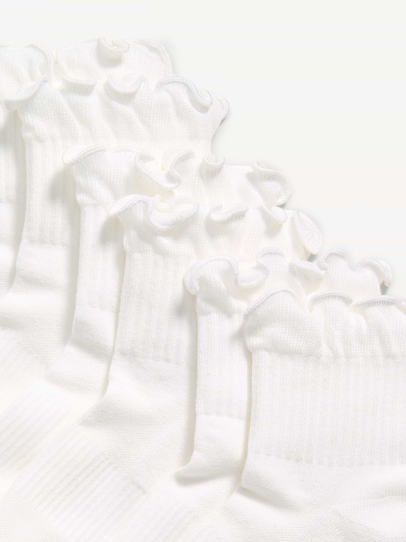 Chaussettes de sport à volants pour fille (paquet de 3 paires)